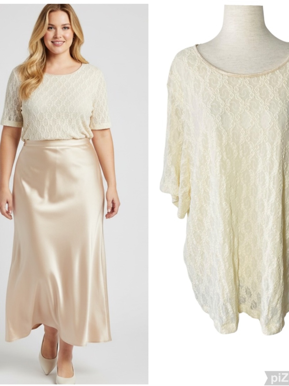 VINTAGE CINEMA ETOILE Lace Top